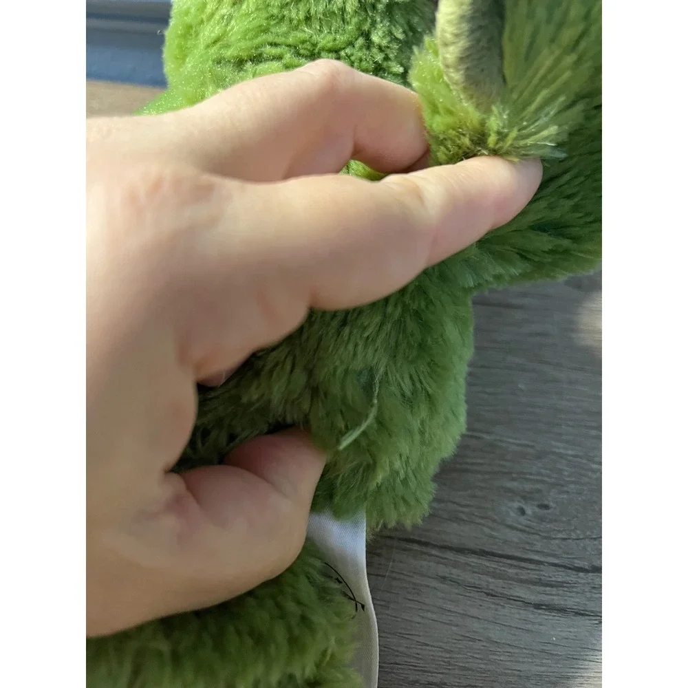 Disney Plush Pirate Parrot Green Anchor Skull Hat Stuffed‎ Animal Toy READ